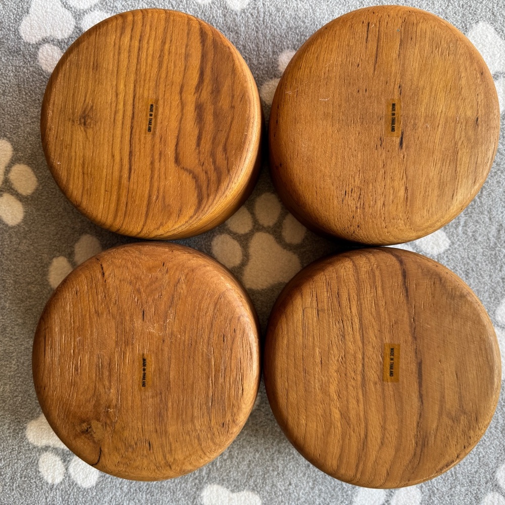 LAST CHANCE🔥 4 Wooden Bowls - Picture 2 of 4